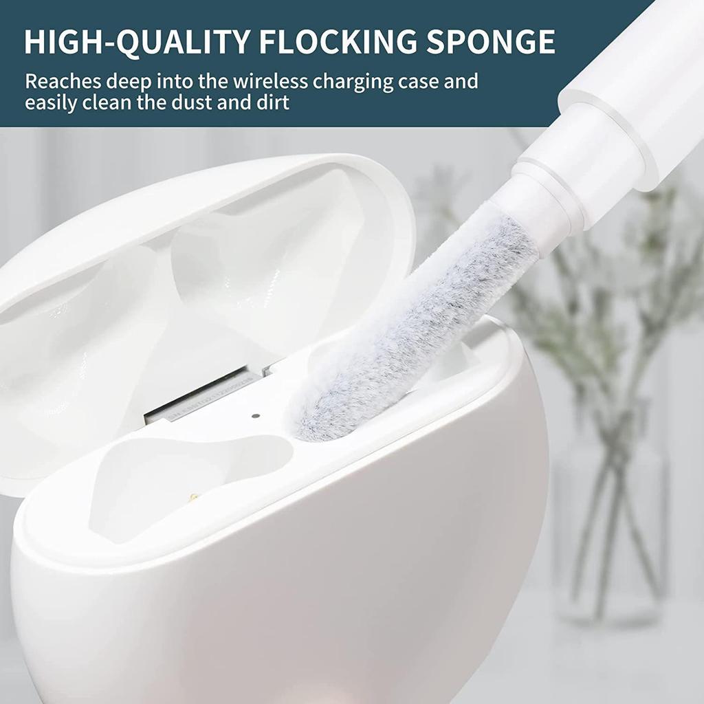 Multifunctional Bluetooth Earphone, Keyboard, Camera, and Phone Cleaner with Dust Removal Pen and Cotton Brush