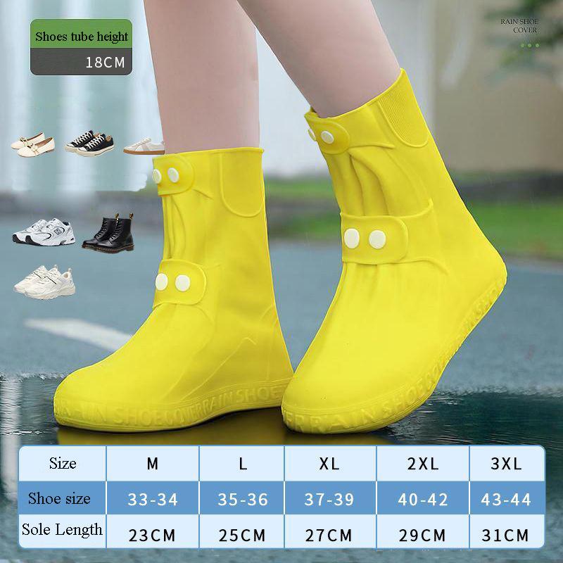1 пара водонепроницаемых бахил, дождевые сапоги, бахилы для улицы, нескользящие бахилы, многоразовые бахилы, аксессуары M
