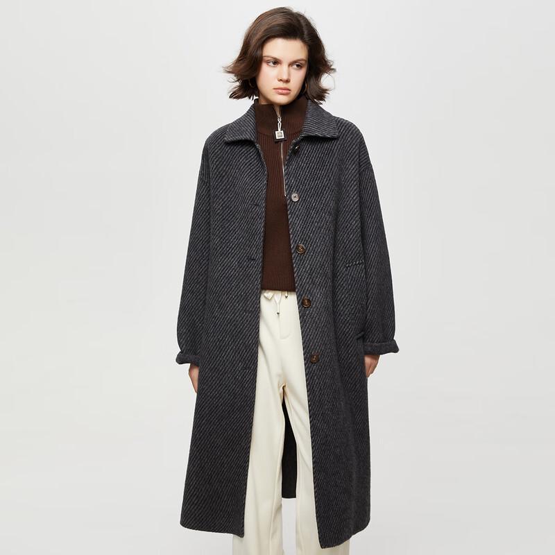 Women's Retro Double-Sided Wool Long Coat