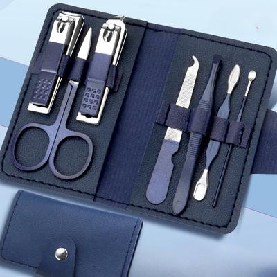 7-teiliges Nagelscheren-Set Kompletter Satz Haushalts-Nagelscheren Maniküre- und Schönheitswerkzeuge Tragbares Nagelscheren-Set