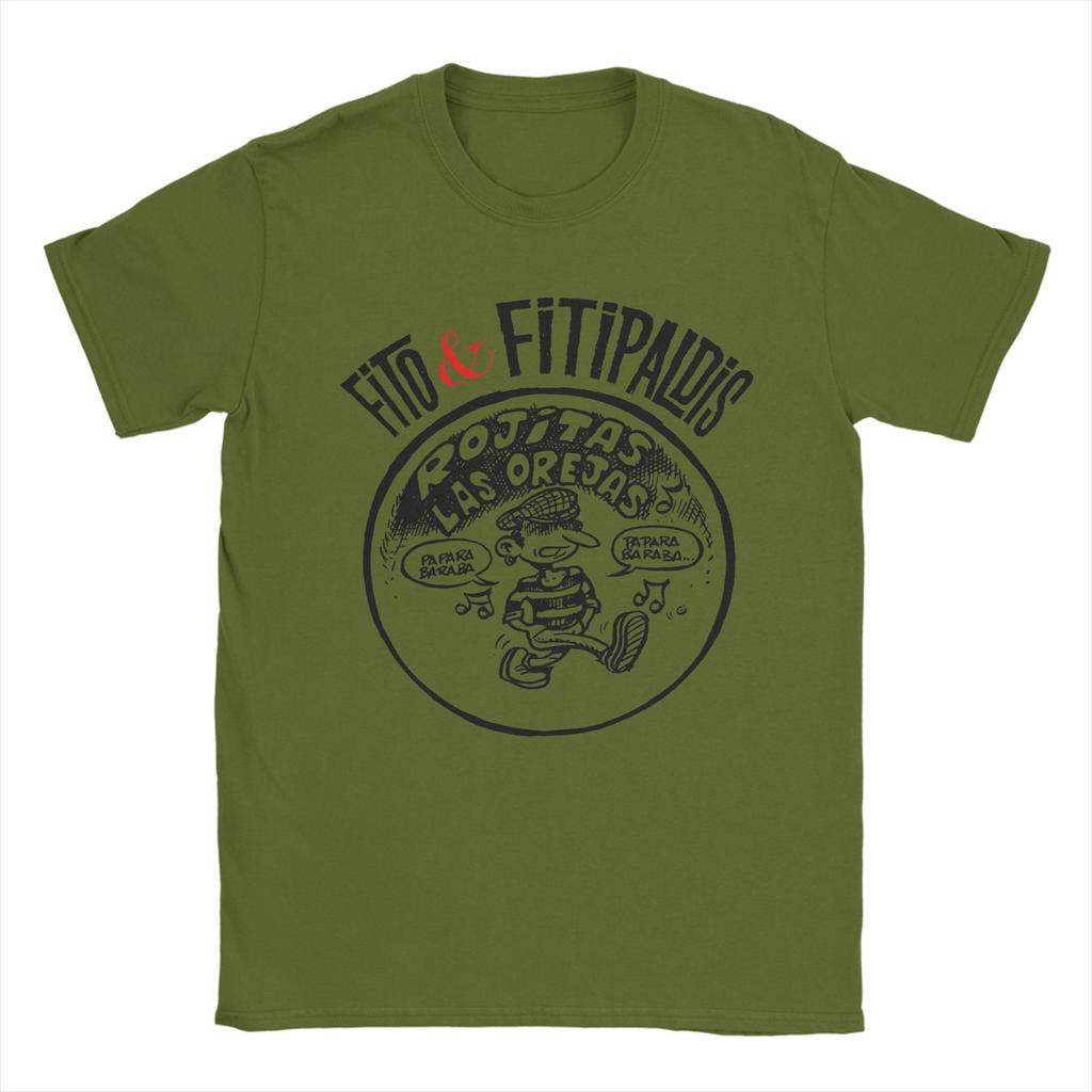 Unisex Women New Arrival Fitos Fitipaldis Rock Band  T Shirt Tee Pure Cotton  Tshirts Clothing