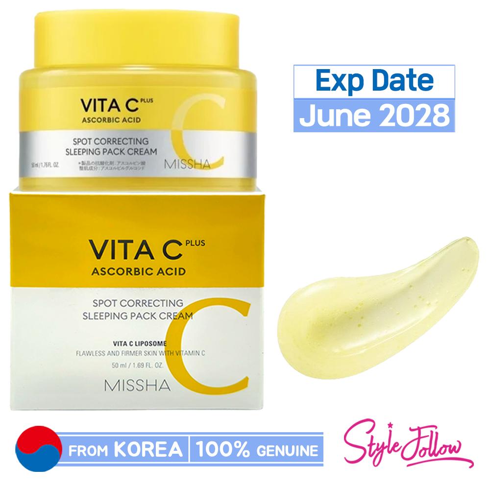 [MISSHA] Vita C Plus Spot Correcting Nighting Mask Cream 50 мл 1pc (50ml)