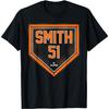 Will Smith LA Home Plate Gameday Will Smith LA Houston MLBPA T-Shirt