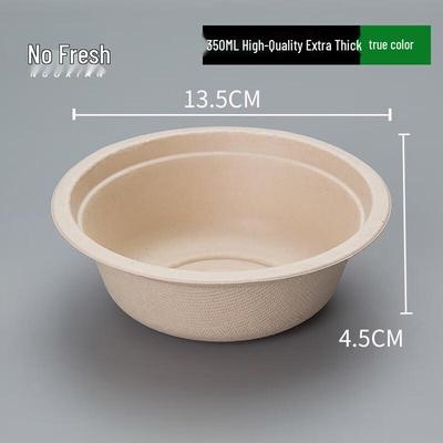 Miaojie 350ml Disposable Thickened Bagasse Bowls