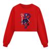 5583 Multi-color Fashion Kids Girls Lily Lovebraids Printed Long Sleeves Sweatshirt