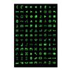 Multifunction Button Stickers Car Luminous Sticker Car Light Stickers Switch Relay Decoration Rocker Switch Label Circuit Panel Decals