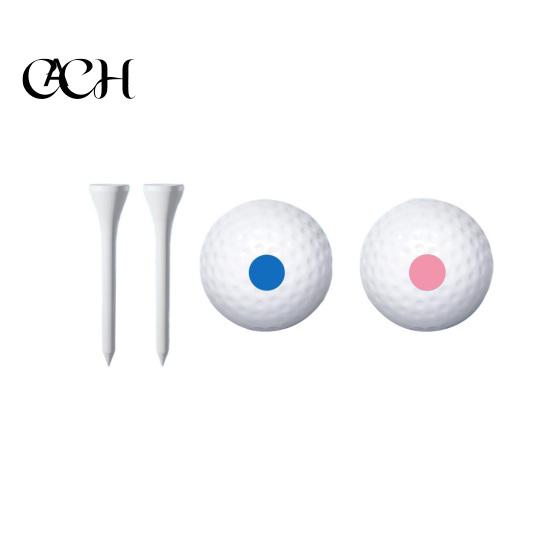 Unique Gender Reveal Idea Golf Ball with Tee Exploding Exquisite Craftsmanship Set Powder Explosion Announcement Party Themed Decoration Safe Option