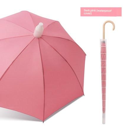 Waterproof Umbrella, Double-Sized Reinforced Long-Handled Umbrella for Men, Wind-Resistant, Extra-Large Straight Umbrella for Three People, Can Be