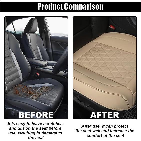 Кожаный чехол на автомобильное сиденье — фото 5