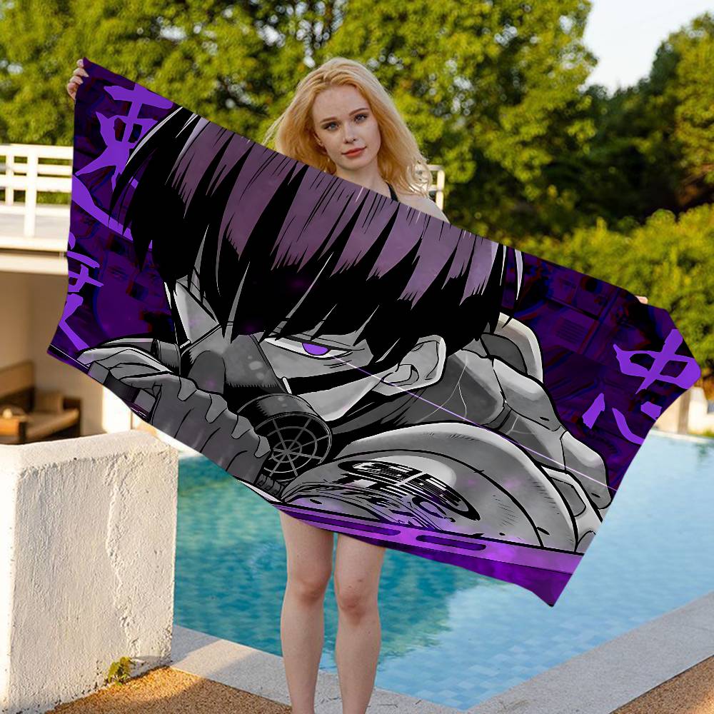 Kaiju No. 8 Soshiro Hoshina Anime Microfiber Beach Towel Absorbent Quick Dry Soft Yoga Swimming Resort Mountain Climbing Towel