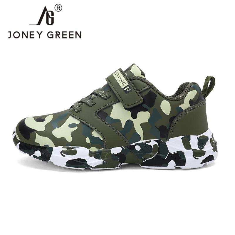 

Children Shoes For Boys Girls Camouflage Sneakers Light Kids Casual Air Mesh Leather Breathable Soft Running Fashion Sports Shoe 27