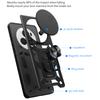 For Honor Magic6 Pro 5G Case Kickstand PC+TPU Phone Cover with Slide Lens Window