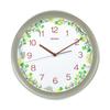 Sweeping Seconds Movement Plastic Wall Clock Unisex White QXA777M QXA777M