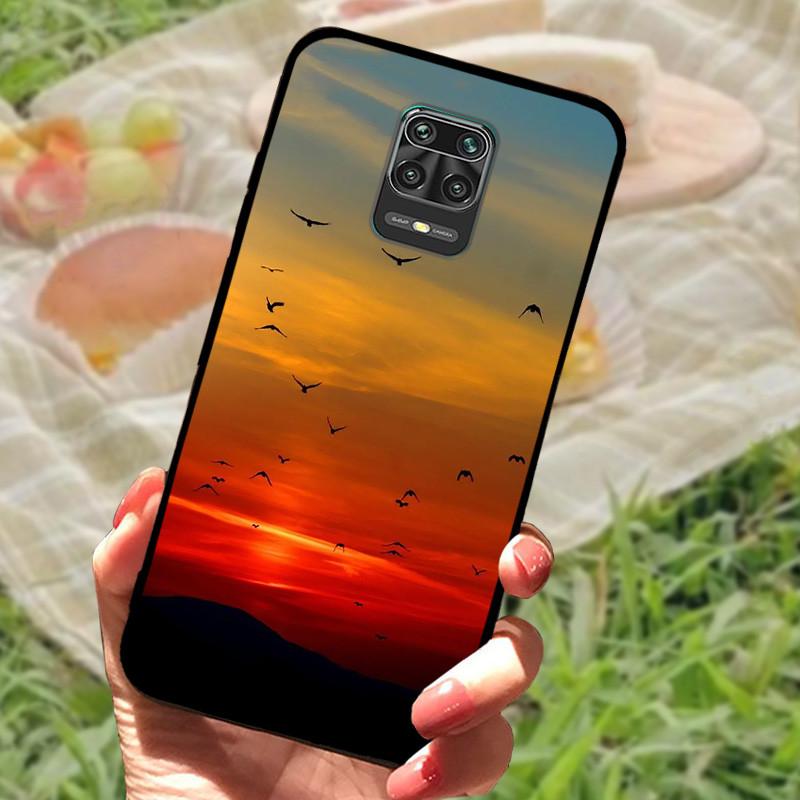 For Xiaomi Redmi Note 9 Cases Soft TPU Silicon Cartoon Phone Back Cover On Redmi Note 9 Pro Coque Note 9s Note 9 s Bumper Fundas