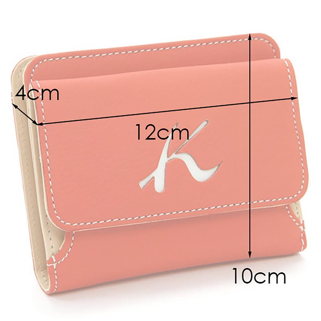 Kitamura Leather Bifold with a Unique Texture of Natural Materials Women's Wallet, PH0539, Khaki/Ivory Stitching, Green, 33915,