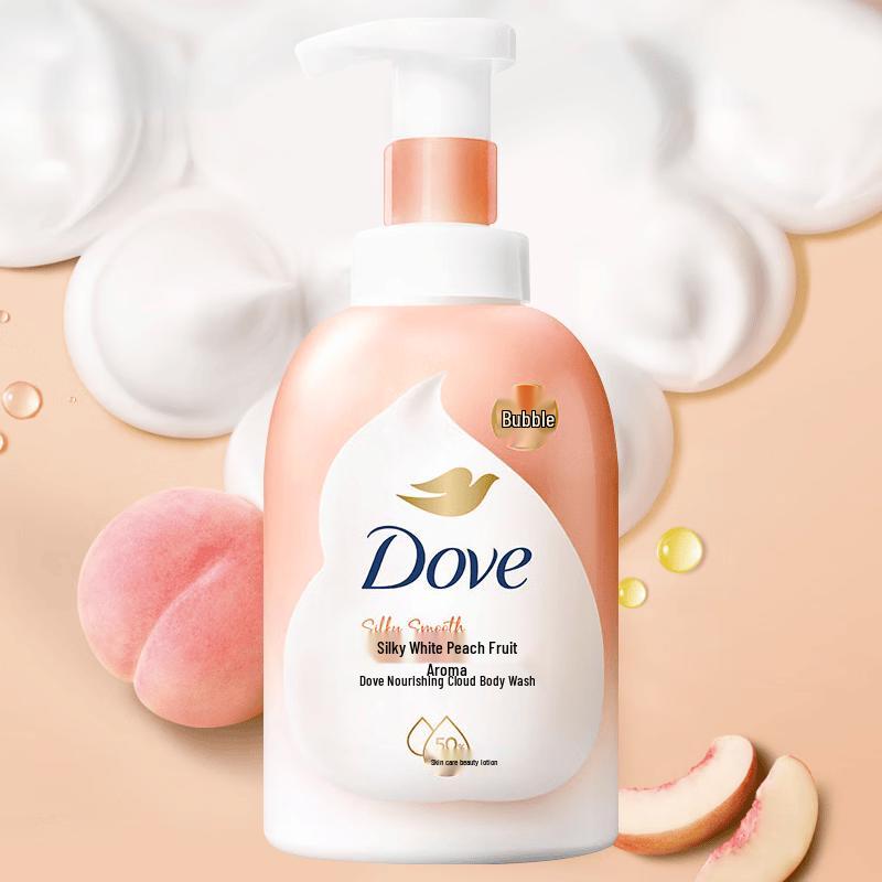 

Dove White Peach Fruit Fragrance Silky Smooth Shower Foam