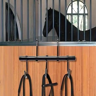 Tack Rack Pferdehalter Diverses Organizer Schwerlast Eisen Zaumzeughalter mit Schwenkhaken für