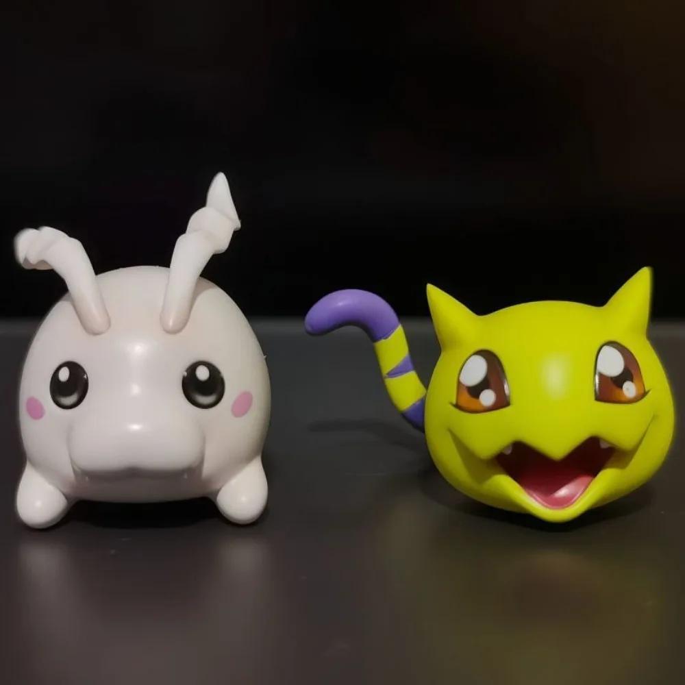 2-5cm Anime Digimon Adventure Figure Gabumon Pyocomon Koromon Mochimon Tokomon Plotmon Action Figures Collection Model Toys Gift