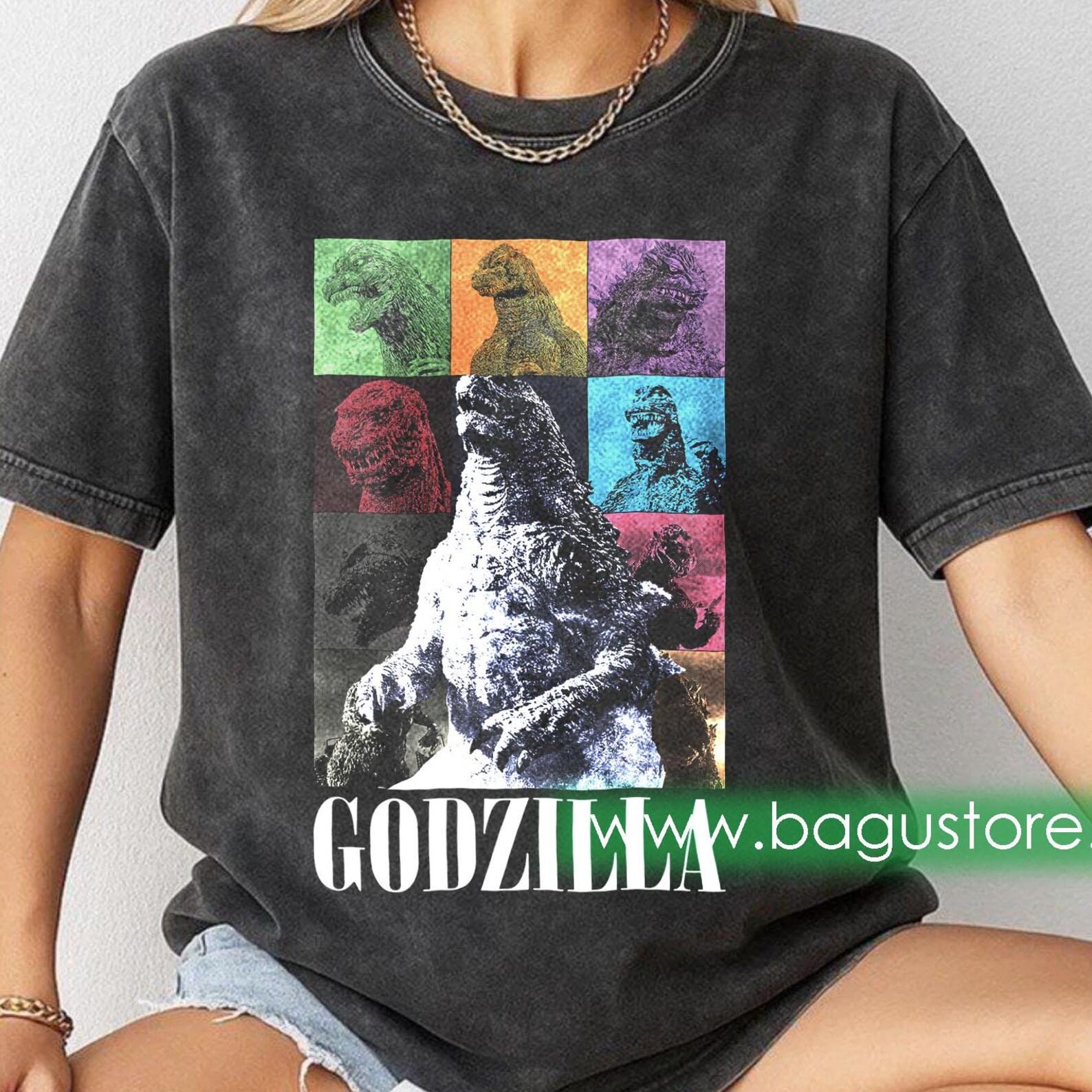 Godzilla Pop Art T shirt | Vintage Monster Movie Tee S