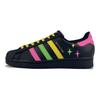 adidas Originals SUPERSTAR Slip Resistant Abrasion Resistant Low Top Skateboard Shoes Unisex Black EG4959(Team183-)