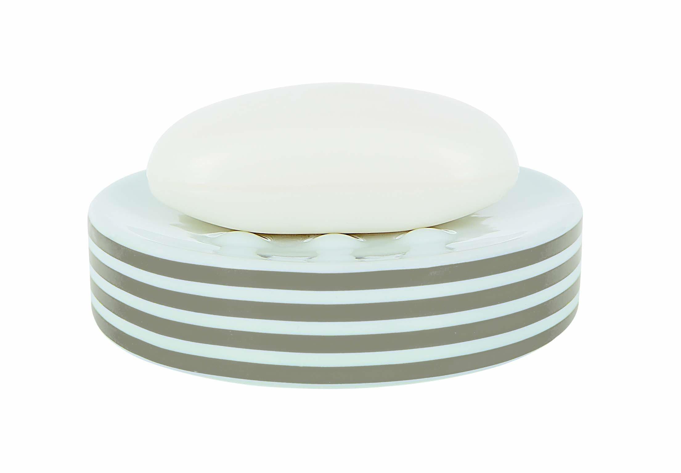 

spirella soap holder taupe 1017282 TUBE-STRIPES /