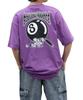 IMPROMES SIDEWAYSTANCE Men's Short Sleeve Ball Print T-Shirt, 70120, Purple