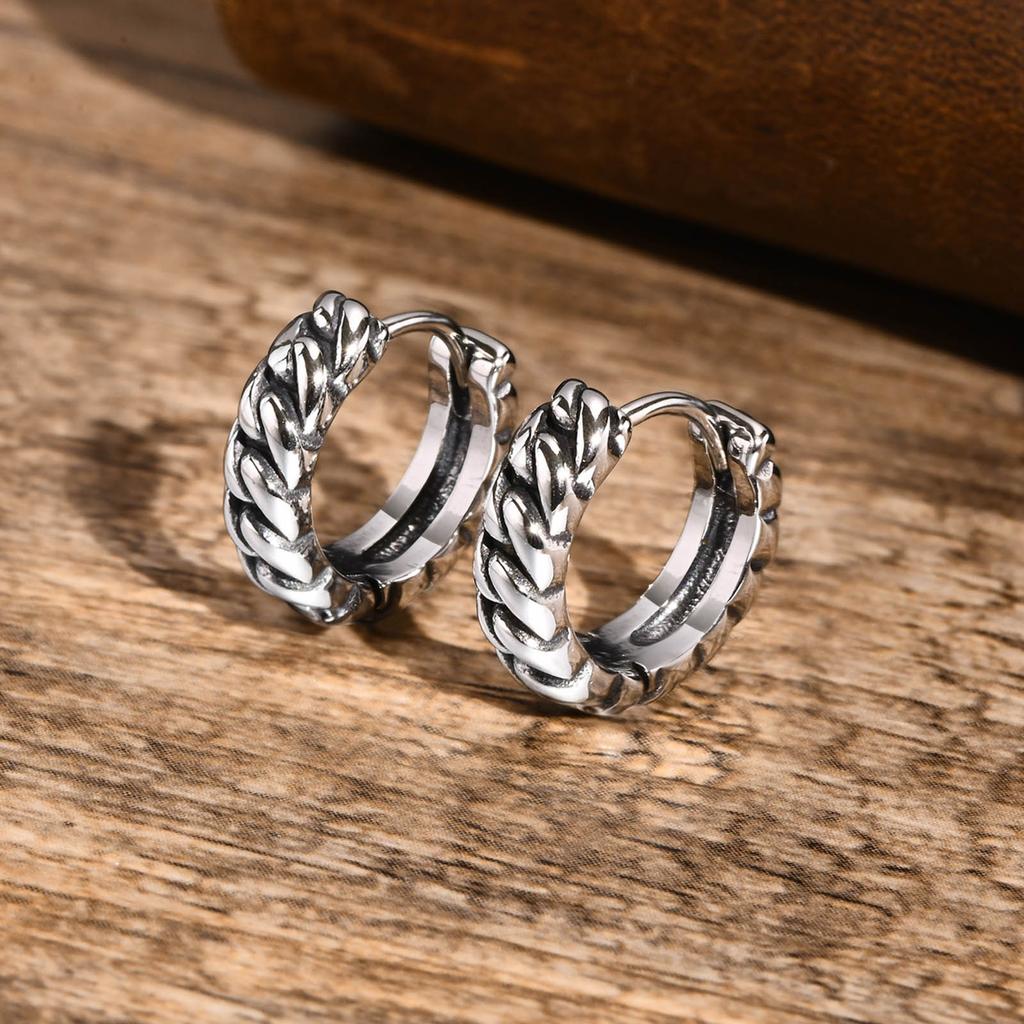 Dragon Hoop Earrings, Hoop Earrings, Huggie Earrings, Huggie Hoop,Gothic Jewelry, Mens Hoops, Dragon Earrings,Snap Closure Hoops