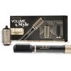 2-in-1 Blow-Drying Brush - - Demeliss Volume & Style - 1000 W - 3 Temperatures - Black / Gold