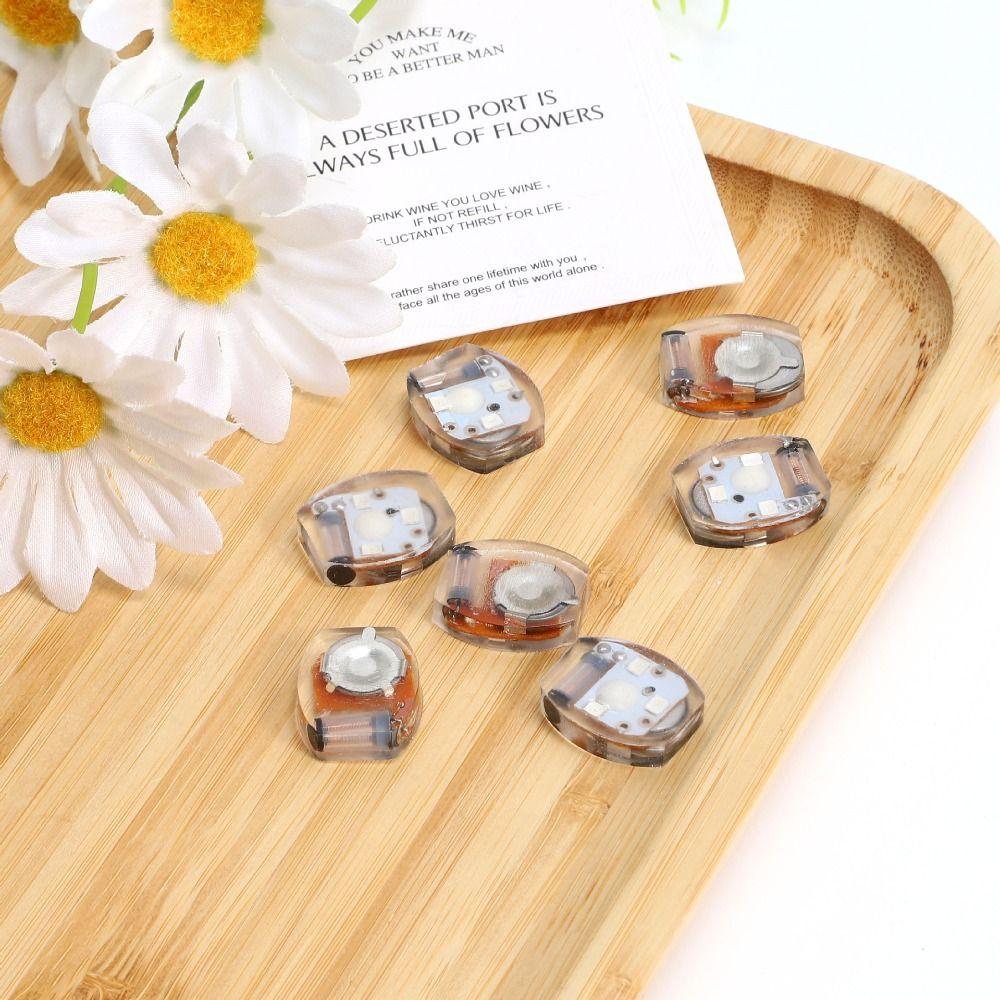 

10Pcs Plastic Movement Electronics Lamp Miniature Vibrating Light Hole Shoes Lamp Kids Gift