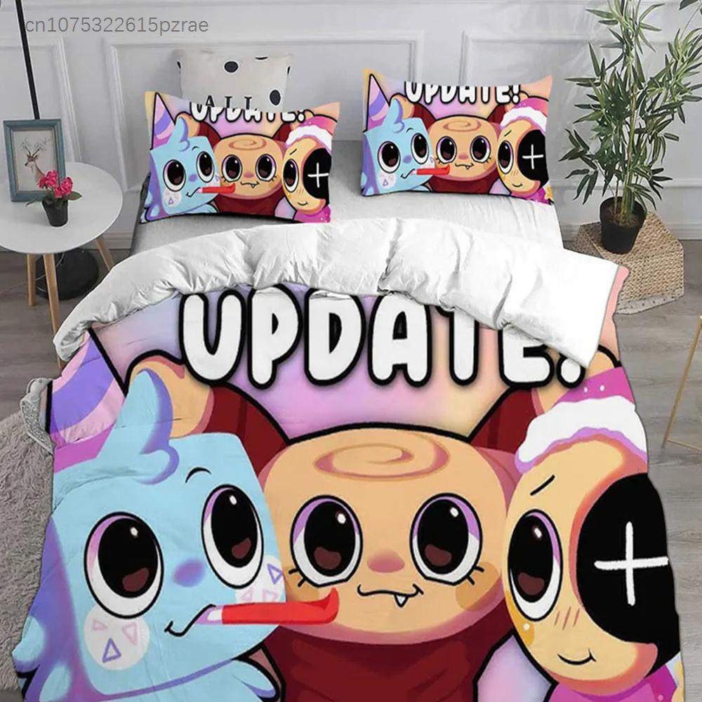 Game Scene Dandy's World Bedding Sets Bed Cover Comforter Duvet Cover Pillow Case 2-3 Pieces Sets Teenagers Children's Gifts