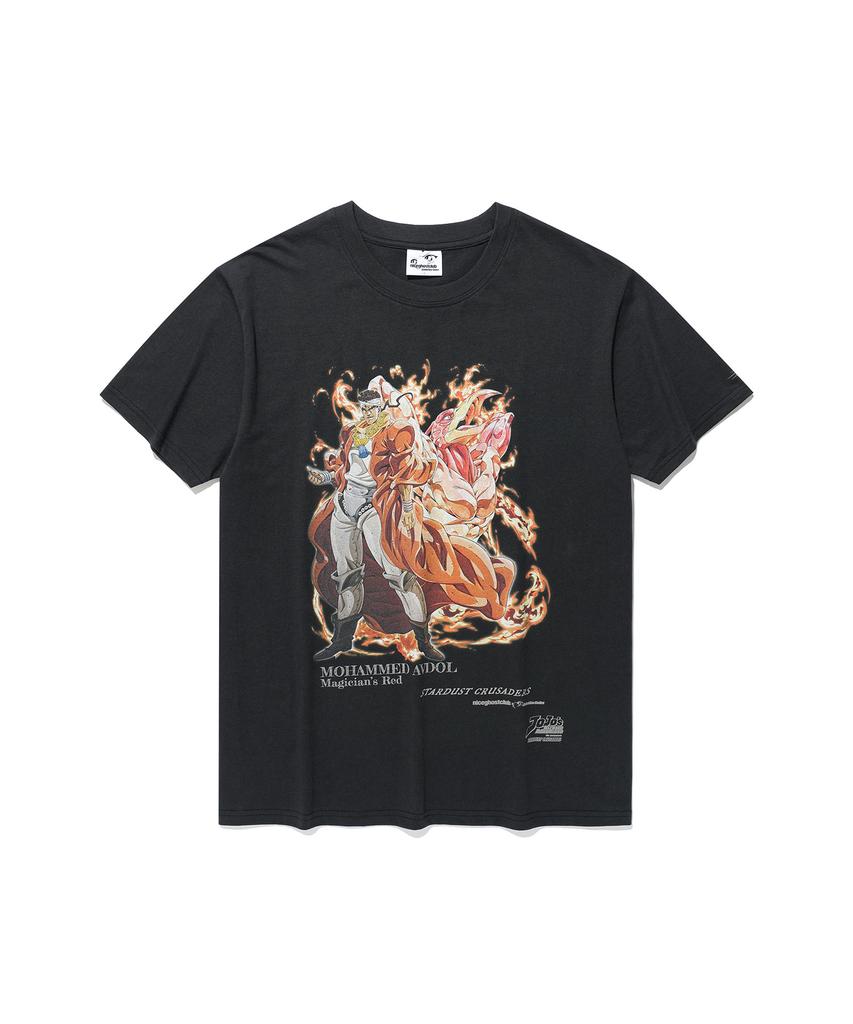 NICEGHOSTCLUB Jojos Stardust Crusaders Avdol Poster Tee_Black(Ng2Gmut503E)