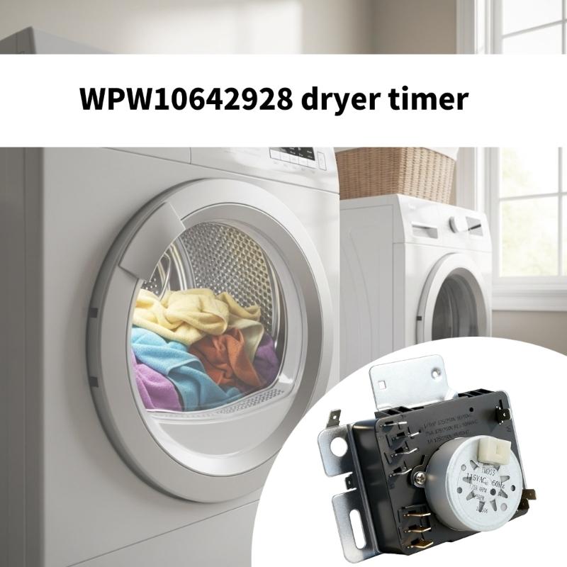 Practical Replacement Dryer Timer Easy Installation Laundry Repairing Component Suitable for Multiple Dryers Models