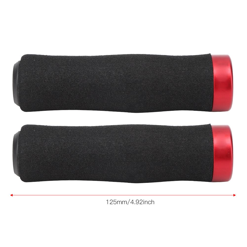 A Pair of High Density Soft Sponge Hard Plastic Mountain Bike Handlebar Cover Lock Grips Cycling Accessory