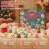 24Pcs Countdown Calendar Squishy Pinch Toy Kit Christmas Toy Slow Rising Squeeze Toy  Kids