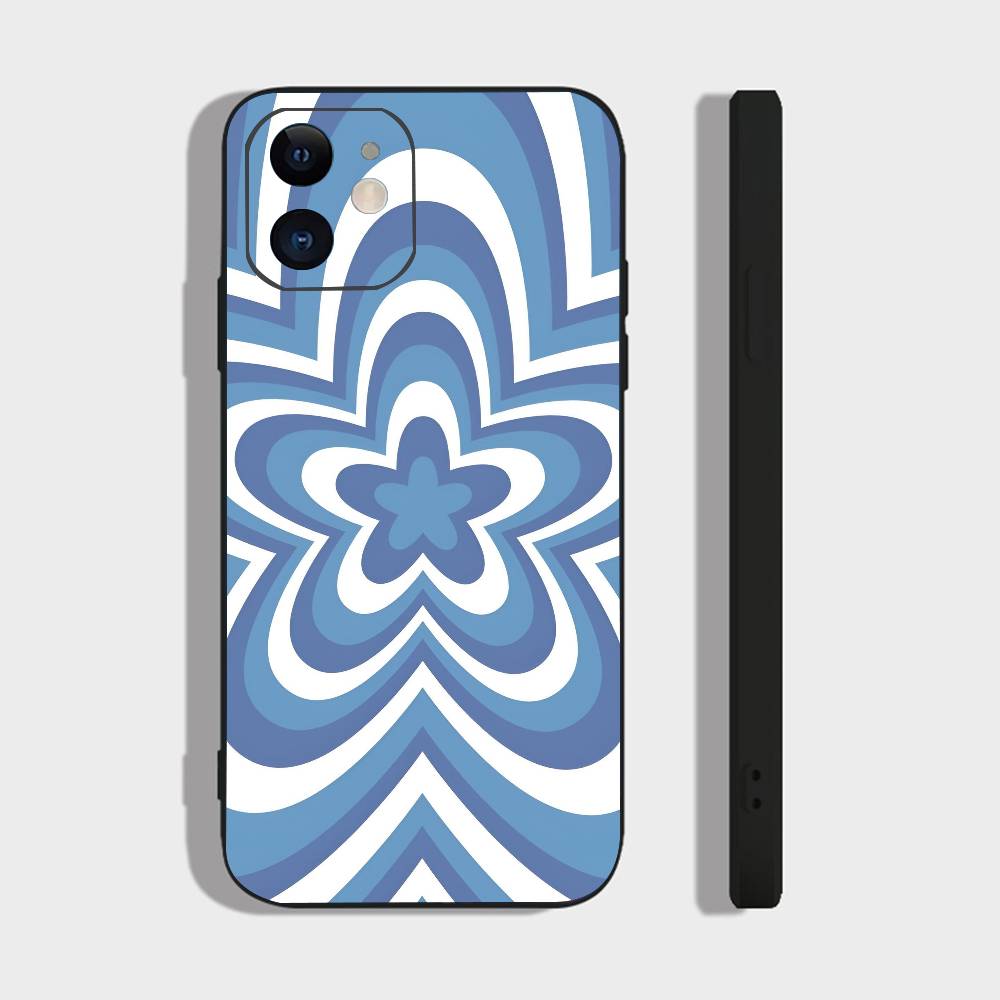 Bunte Herz-Handyhülle für iPhone 15, 16, 14 Plus, 13, 12, 11, 17 Pro Max, 17 Air, Schwarz, weich