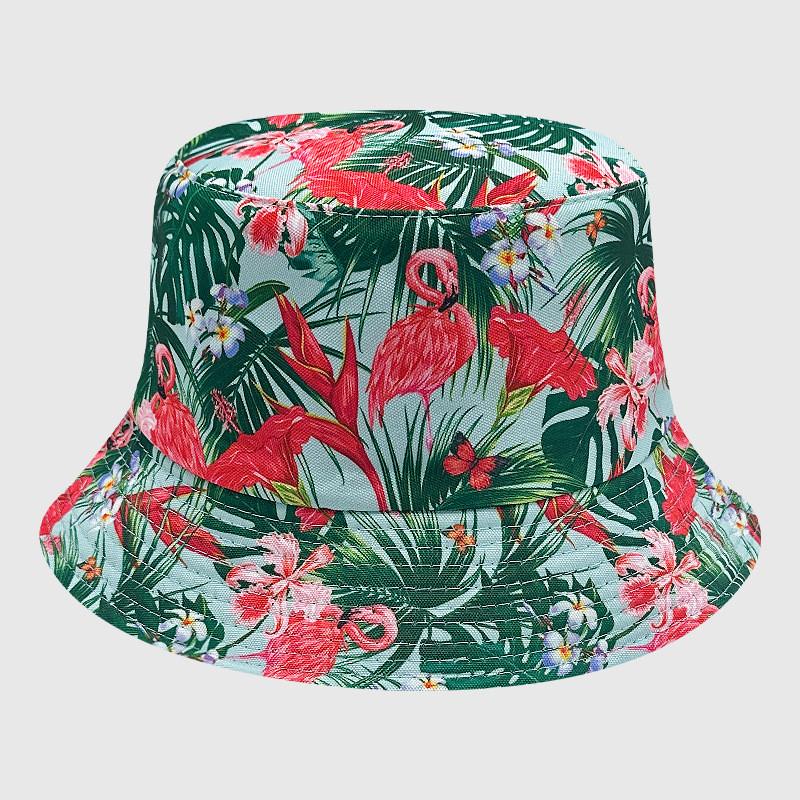 Dye Fisherman Tie Hat Uv Protection Assorted Colors Print Butterfly Cat Cap Leaf