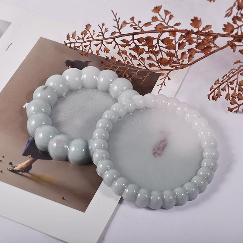 Coaster Molds for Resin Casting,Bubble Resin Coaster Molds Silicone Coaster Molds for Epoxy Resin DIY-Home Decorations