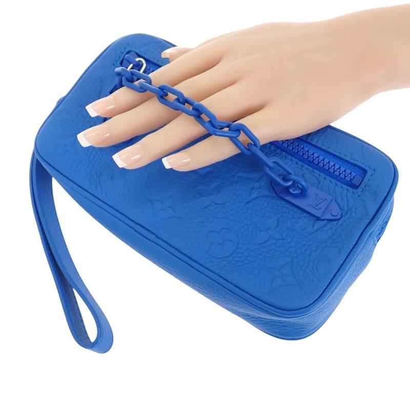 LOUIS VUITTON  M53557 Clutch bag blue mens