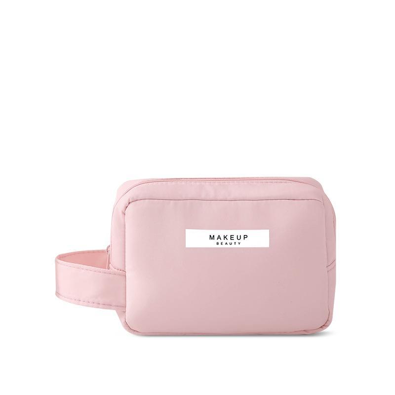 

New Women s Portable Travel Cosmetics Storage Bag with Large Capacity Waterproof Girl Makeup Bag Women s Washing Bag organizer рожевий