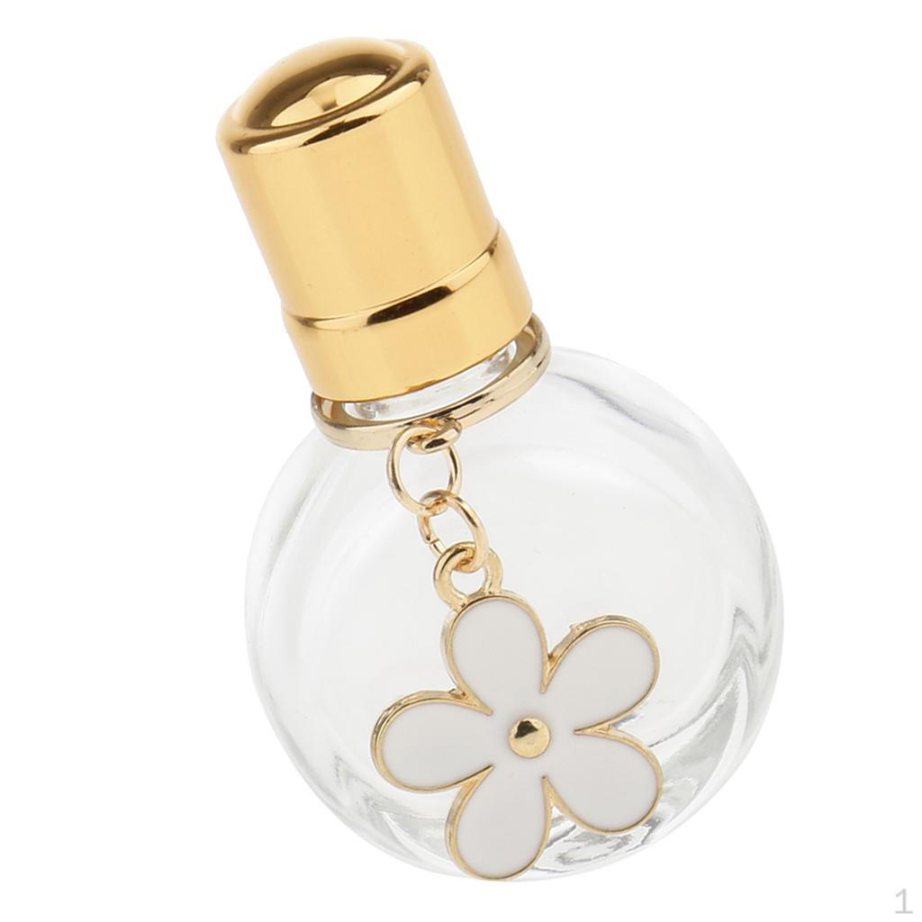 10ml Glass Roller Bottles Refillable Container for Essential Oils,