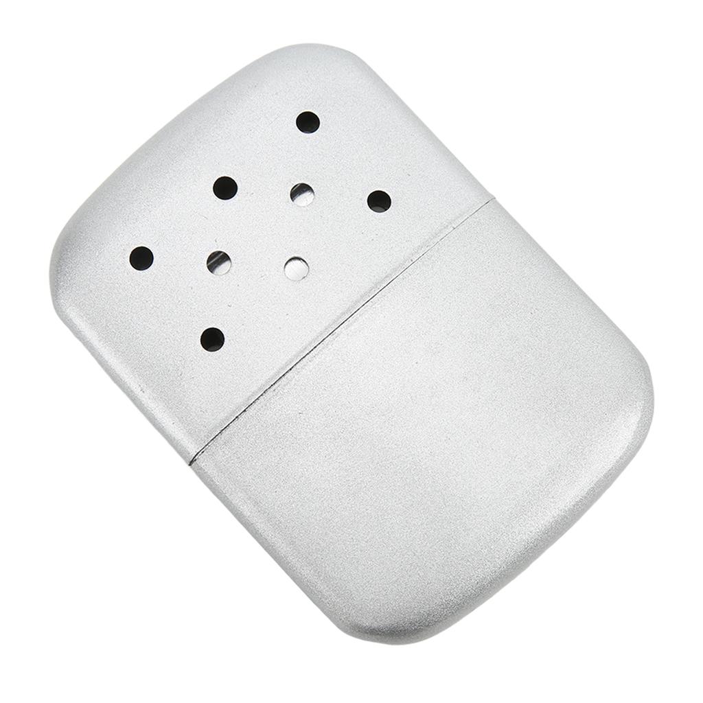 Portable Fuel Hand Warmer Mini Reusable Pocket Zinc Alloy Double Sided Heating HeaterDot Hand