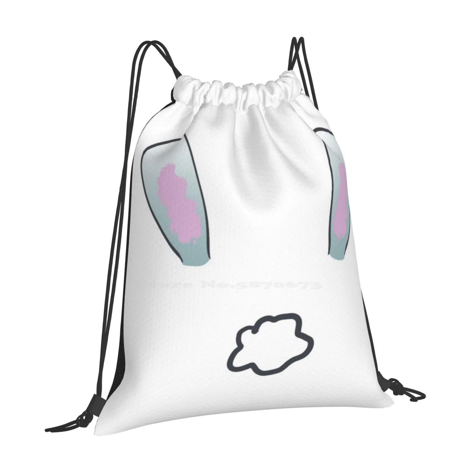 Oh How Cottontail Fashion Pattern Design Travel Laptop School Backpack Bag Ohhow Woww Virtual Bunny Ears Cottontail OneSize