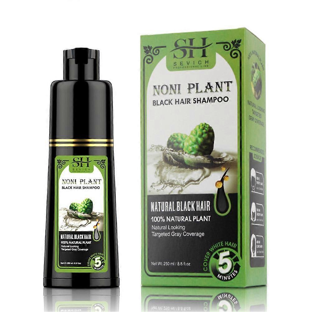 Haarkleur Shampoo Snel Grijs Haar Bedekken Zwarte Kleur Shampoo