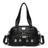 Women's bag 2026 new large-capacity women's handbag simple commuter shoulder bag soft leather messenger bag