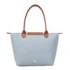 Longchamp Le Pliage Reißverschluss Recyceltes Canvas Tragetasche Damen Tragetaschen Stahl 2605089P80