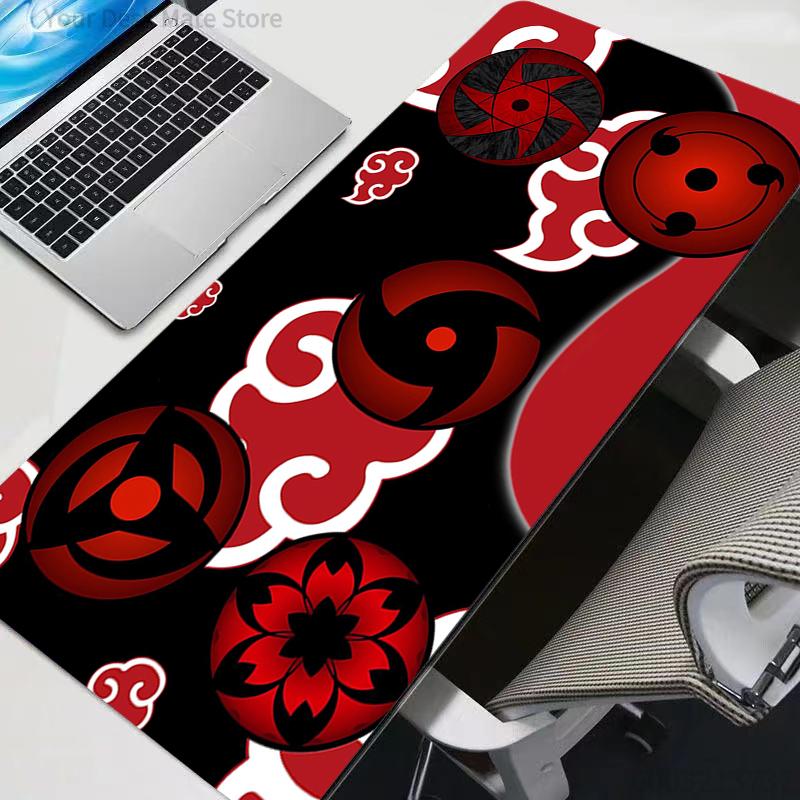 N-Naruto Mouse Pad Anime Gaming Accessories Varmilo Keyboard Desk Mat Gabinete Gamer Carpet Mousepad Mouse Mats