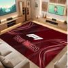 F1 Personalized Crystal Velvet Carpet, Customized Name Text Soft Anti‑Slip Rug for Living Room Bedroom