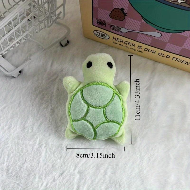 Plush Cute Turtle Dog Toys for Small Dogs Squeaking Dog Teething Sound Toy Soft and Safe Good for Dental Health Suitable