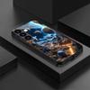 Interstellar space themed glass phone case suitable for Samsung Galaxy S26 S25 S24 S23 S22 S20FE/Ultra/Plus anti drop back cover