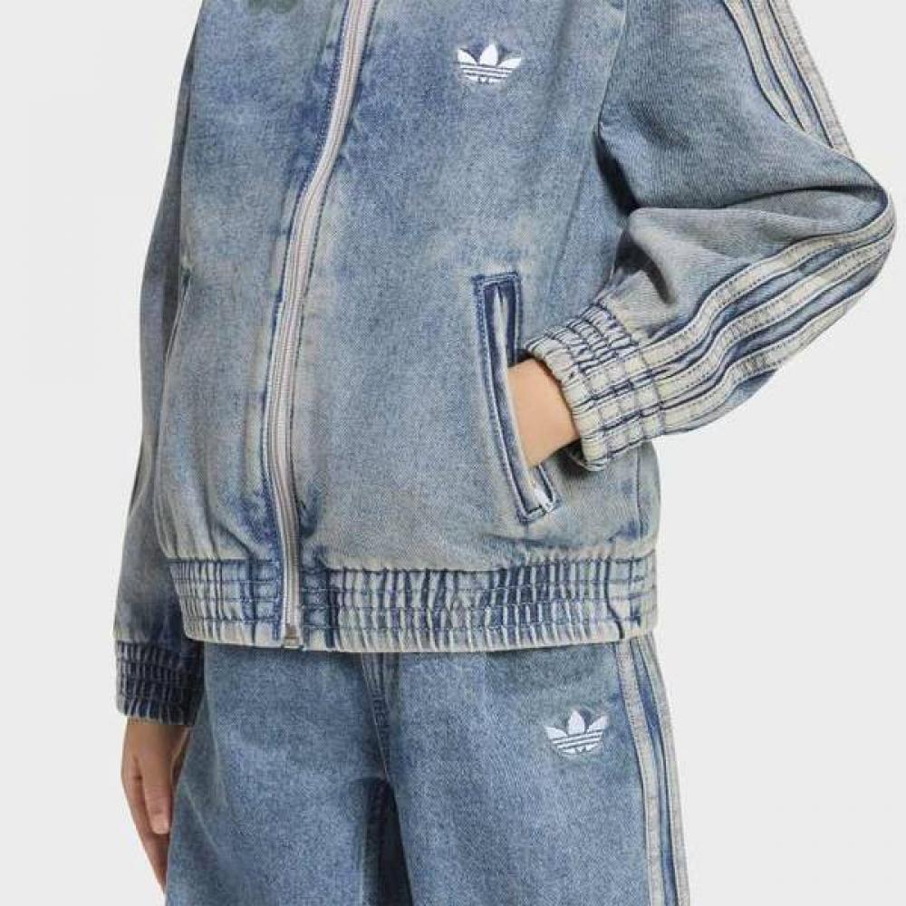 adidas Kids Firebird Loose Denim Track Top